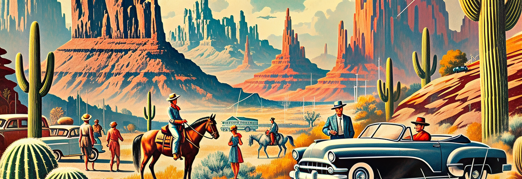 Pop art article — bold retro Americana