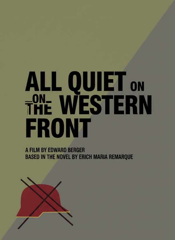All Quiet on the Western Front (1930) reimagined minimalist movie poster