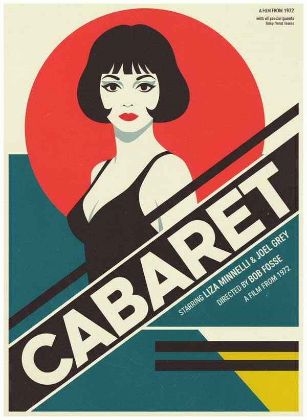 Cabaret (1972) reimagined minimalist movie poster
