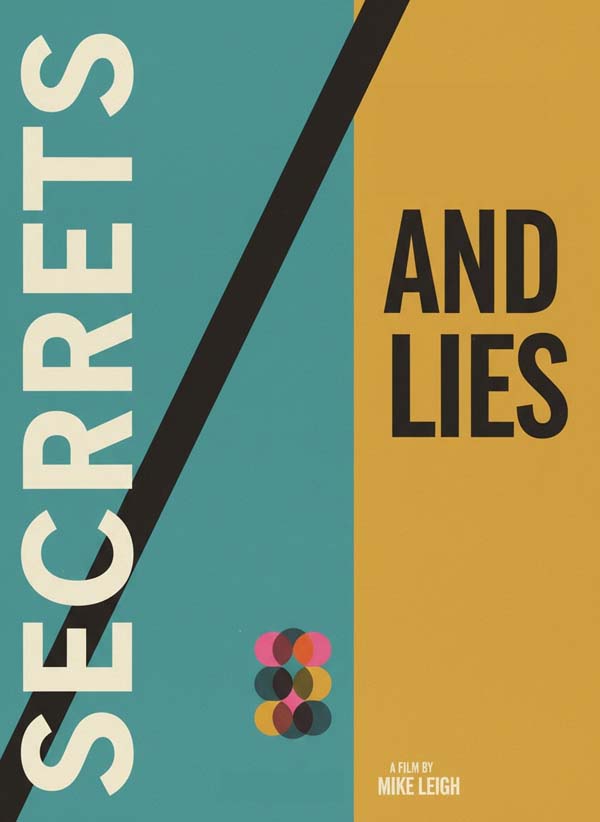 Secrets & Lies (1996) reimagined minimalist movie poster