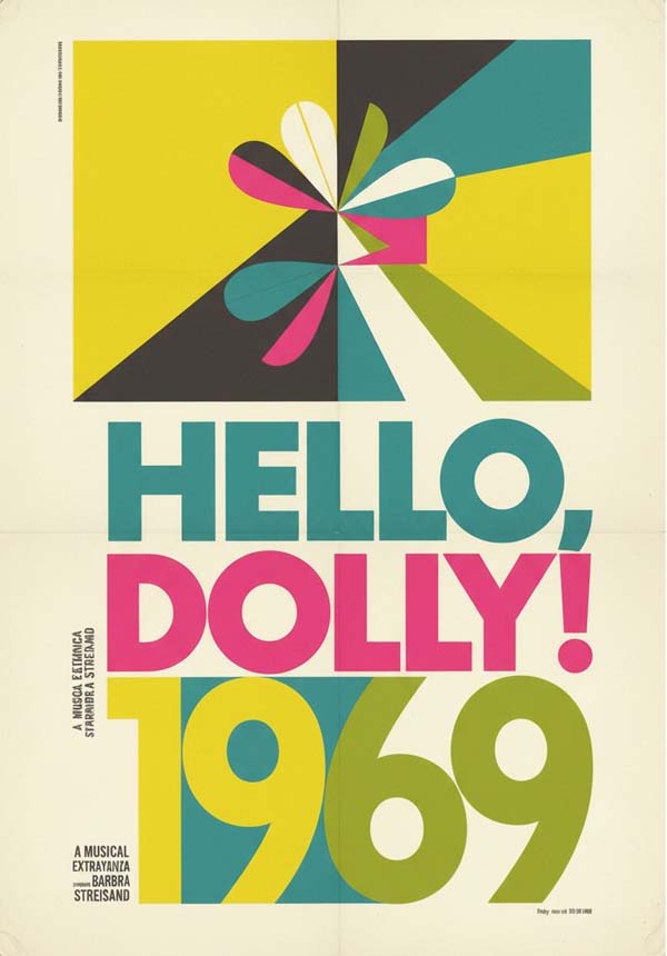 Hello, Dolly! (1969) reimagined minimalist movie poster