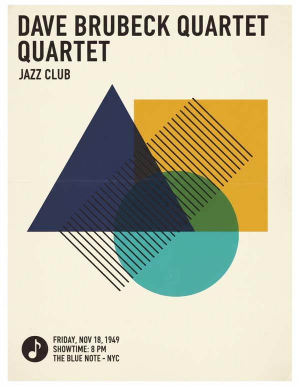 Dave Brubeck reimagined jazz musician portrait