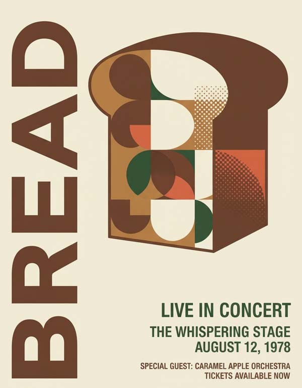 Bread reimagined popular music group portrait