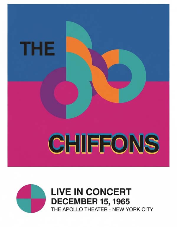 The Chiffons reimagined popular music group portrait