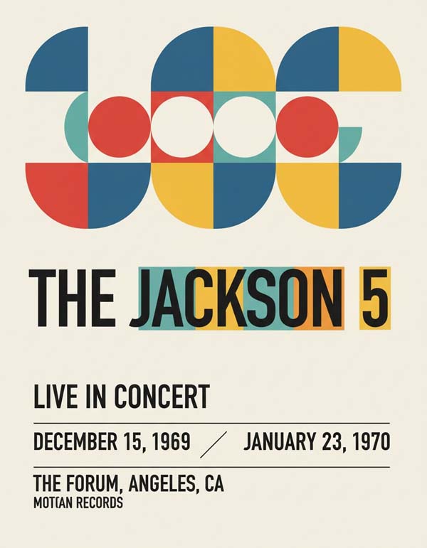 The Jackson 5 reimagined popular music group portrait