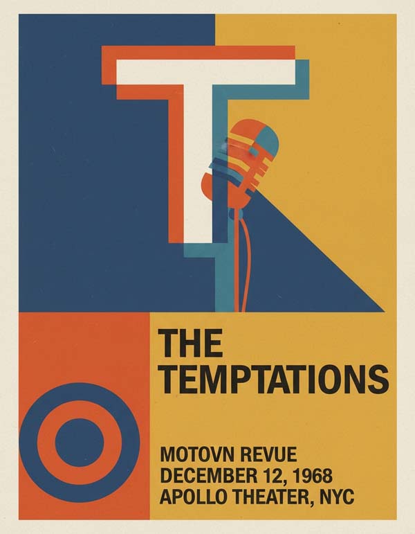 The Temptations reimagined popular music group portrait
