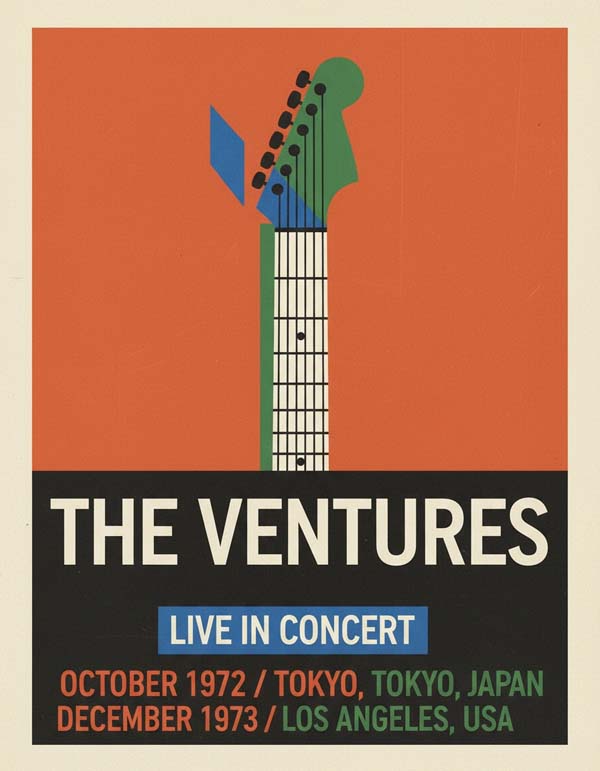 The Ventures reimagined popular music group portrait