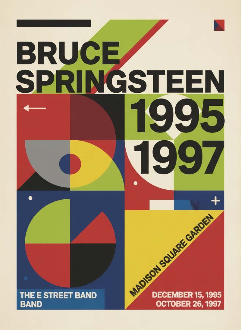 Bruce Springsteen reimagined rock musician portrait