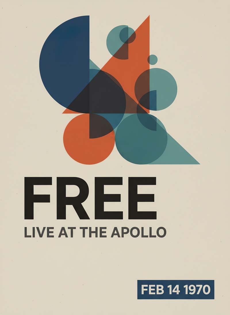 Free reimagined rock musician portrait
