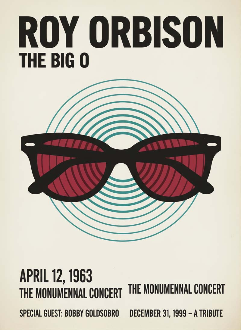 Roy Orbison reimagined rock musician portrait