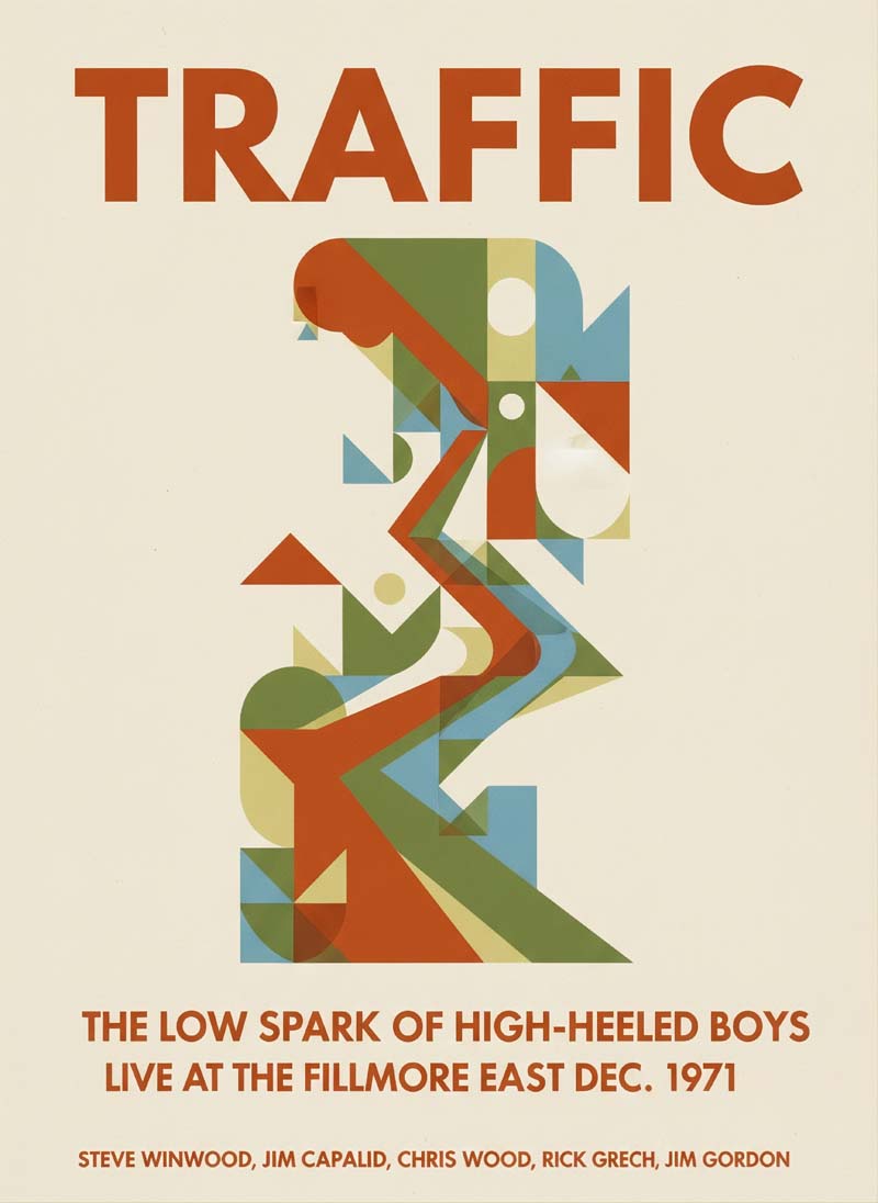 Traffic reimagined rock musician portrait
