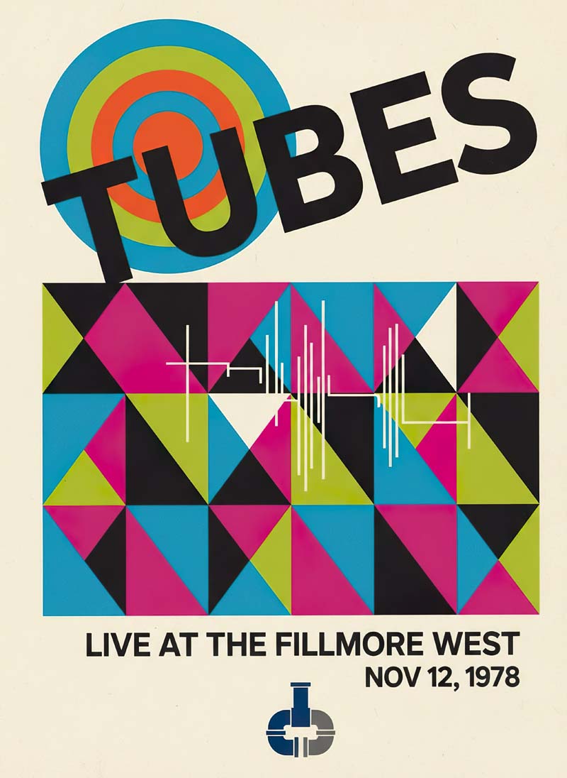 The Tubes reimagined rock musician portrait