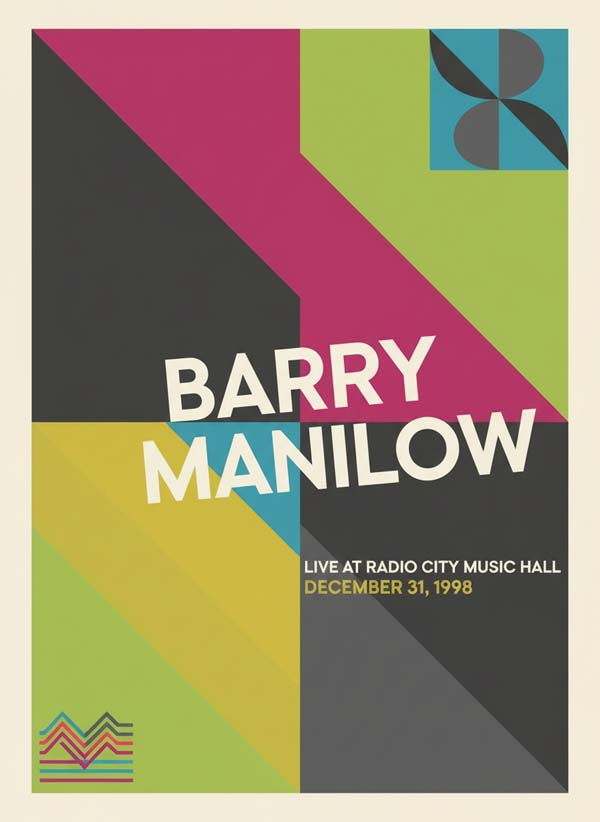 Barry Manilow reimagined singer portrait