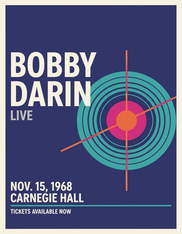 Bobby Darin reimagined singer portrait