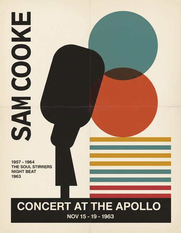 Sam Cooke reimagined singer portrait