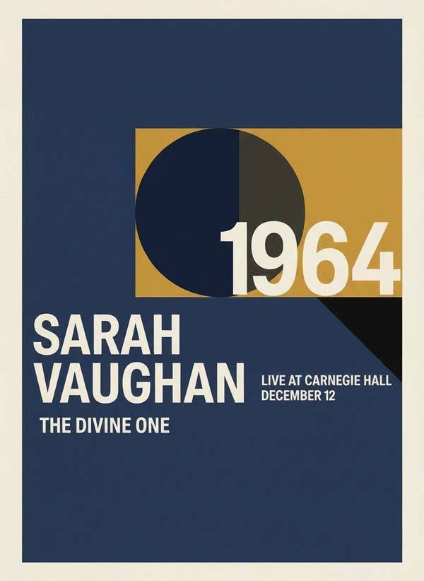 Sarah Vaughan reimagined singer portrait